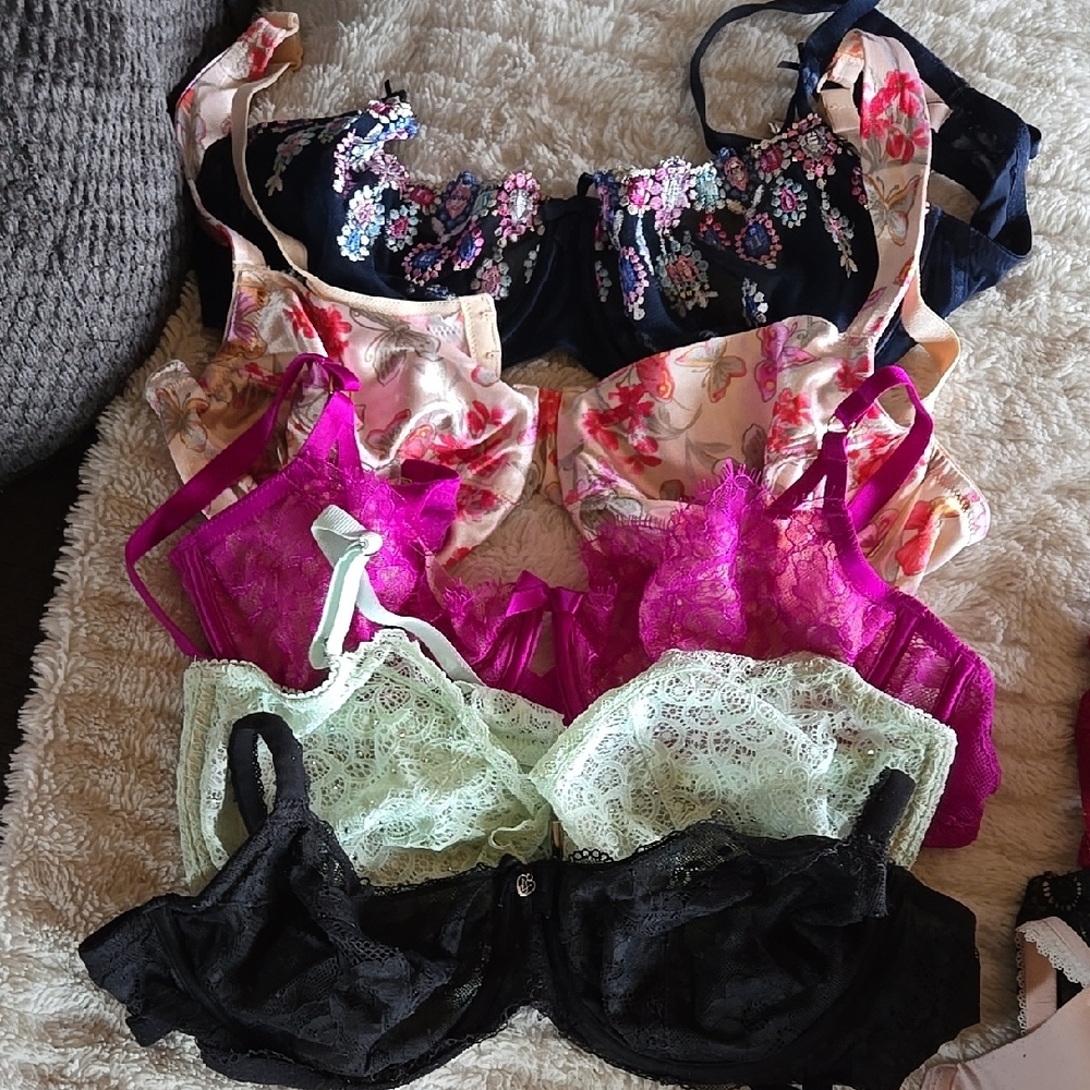 Floral and Lace Women's Intimates Set Various Brands